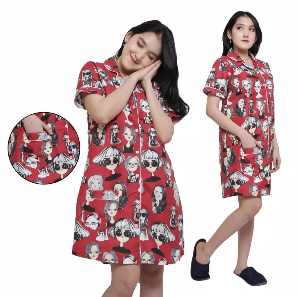 CIAHAW DASTER PIYAMA WANITA/DRESS WANITA