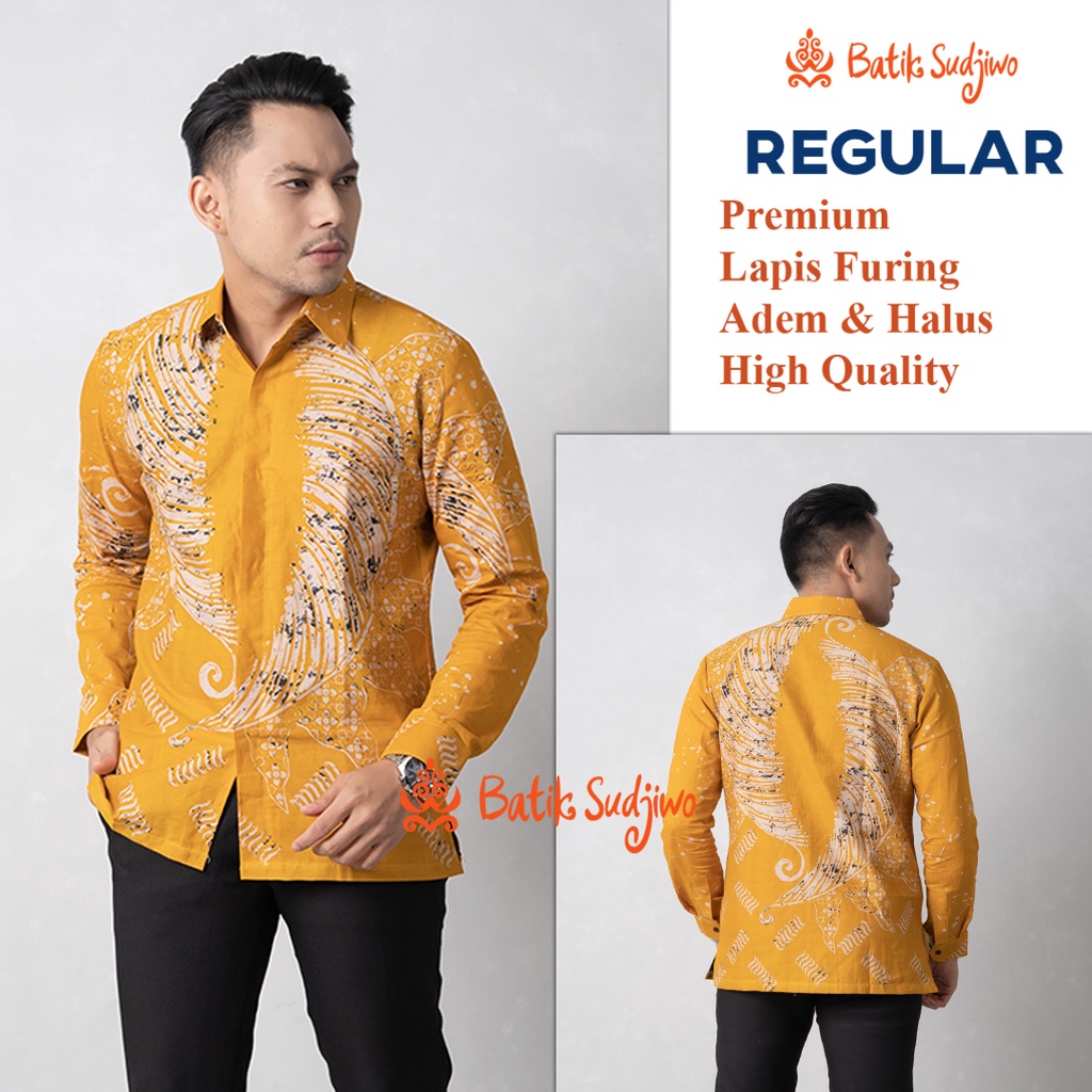 Atasan Kemeja Batik Pria Regular 1040