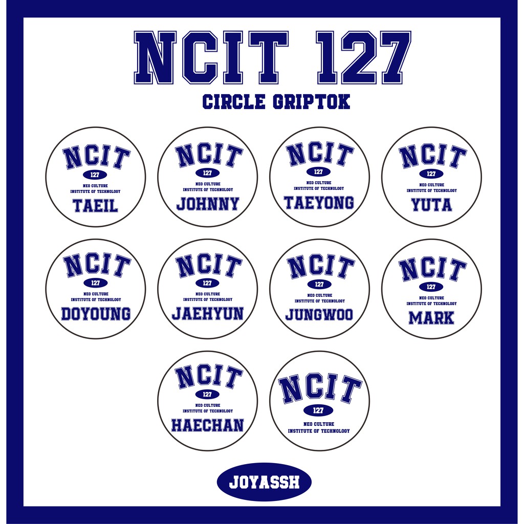 GRIPTOK NCT NCIT 127 UNIVERSITY / POPSOCKET NCIT 127 UNIVERSITY / GRIPTOK NCT 127