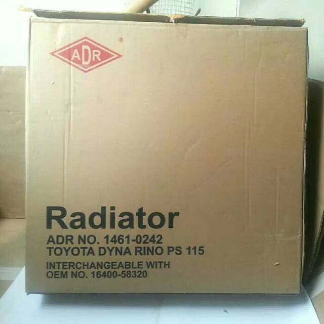 Radiator toyota Dyna RINO 115PS