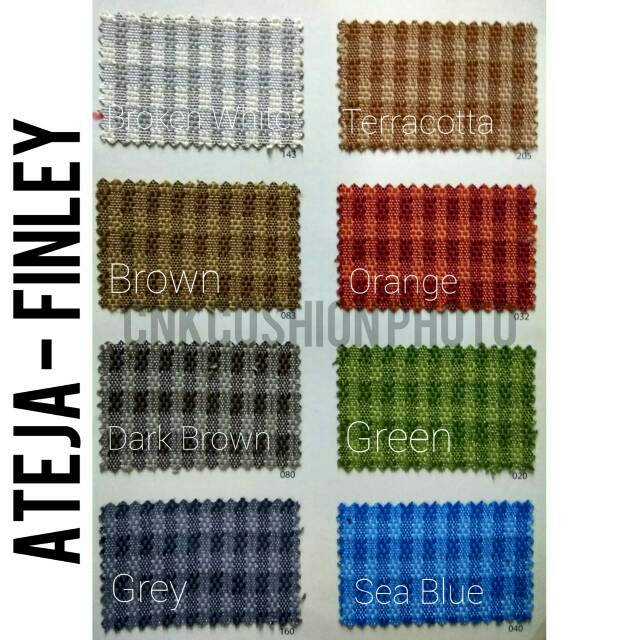 Kain Ateja Fabric Interior Motif Kotak Kotak Flanel Finley Shopee Indonesia