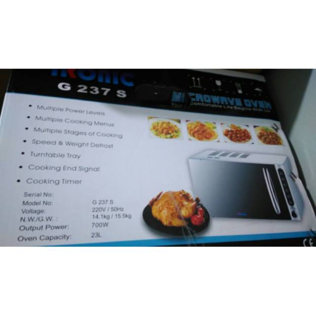 Microwave Oven Ikonic G 237 S