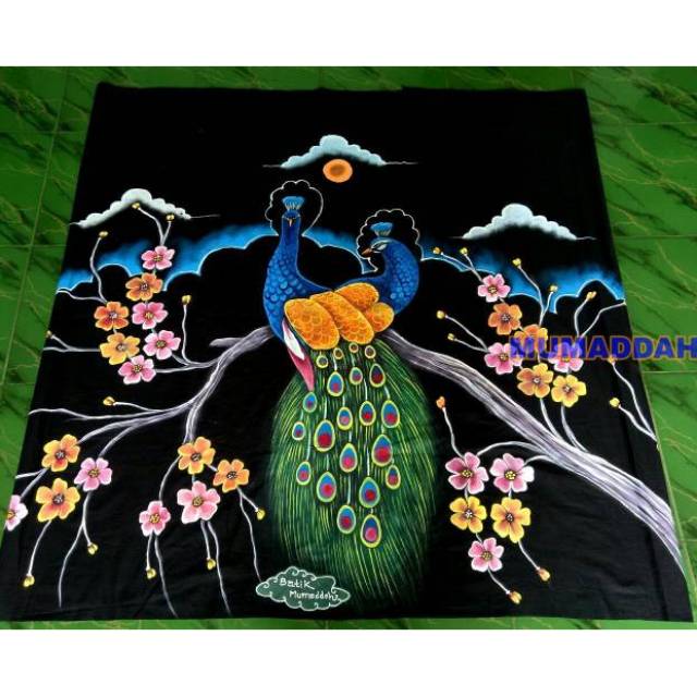 

Sarung BATIK LUKIS SENI LUKIS MERAK AUSTRALIA LIMITED EDITION UKURAN DEWASA 120x220