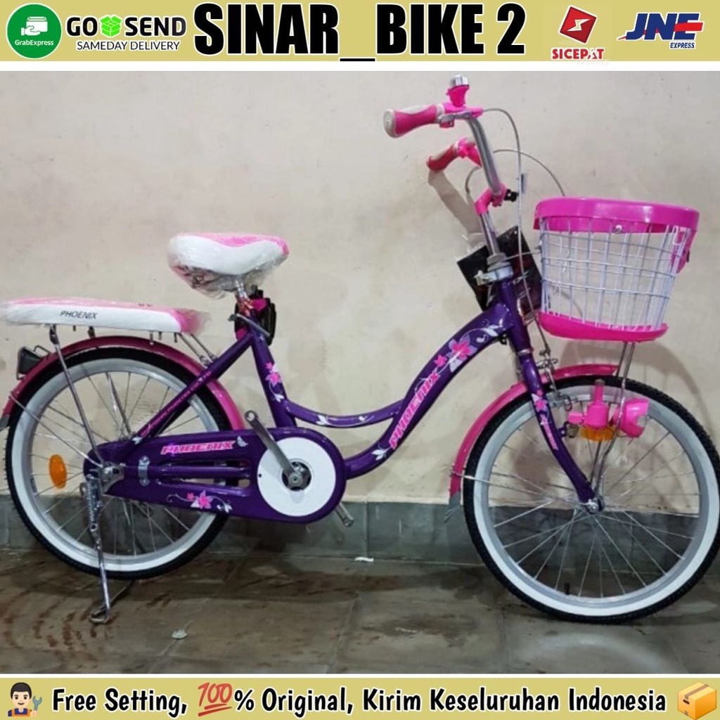 Sepeda Mini Keranjang PHOENIX 99-8 Ukuran 20 Inch  City Bike