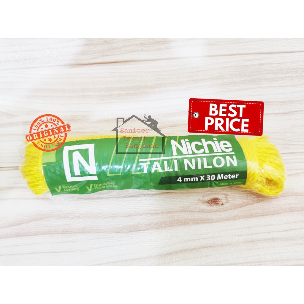 TALI TAMBANG NILON NICHIE 4 MM x 30 METER