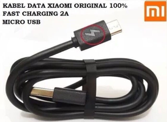 KABEL DATA XIAOMI ORI MICRO USB FASTCHARGING