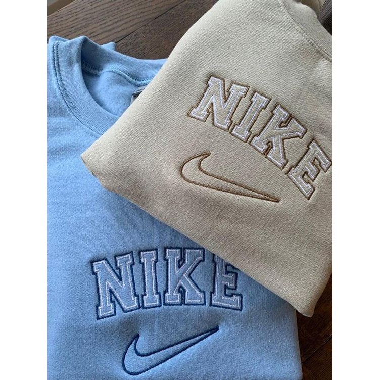 PABRIKHOODIE - BASIC SWEATER REWORK NIKE CREWNECK M-XXL (BORDIR) {PRIA &amp; WANITA}