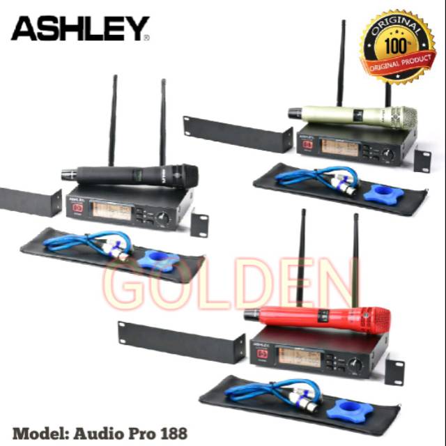 Mic Wireless Ashley Audio PRO188 Original Ashley PRO 188