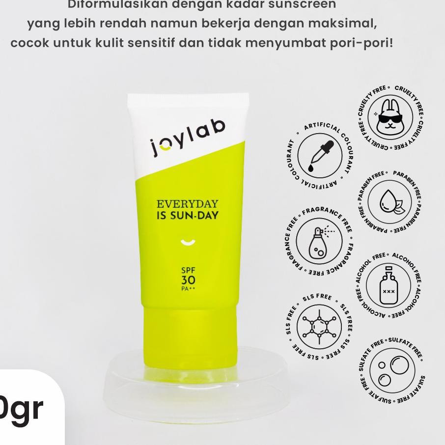 JOYLAB is Sun-Day SPF 30/50 PA++ (50g)(Everyday/Aqua/Brighter) - Suncreen/Tabir Surya