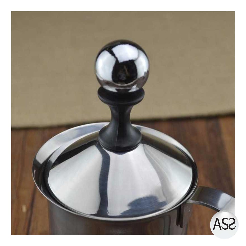 ASS Shop - OneTwoCups Gelas Kopi Espresso Latte Art Coffee Milk Frother 400ml