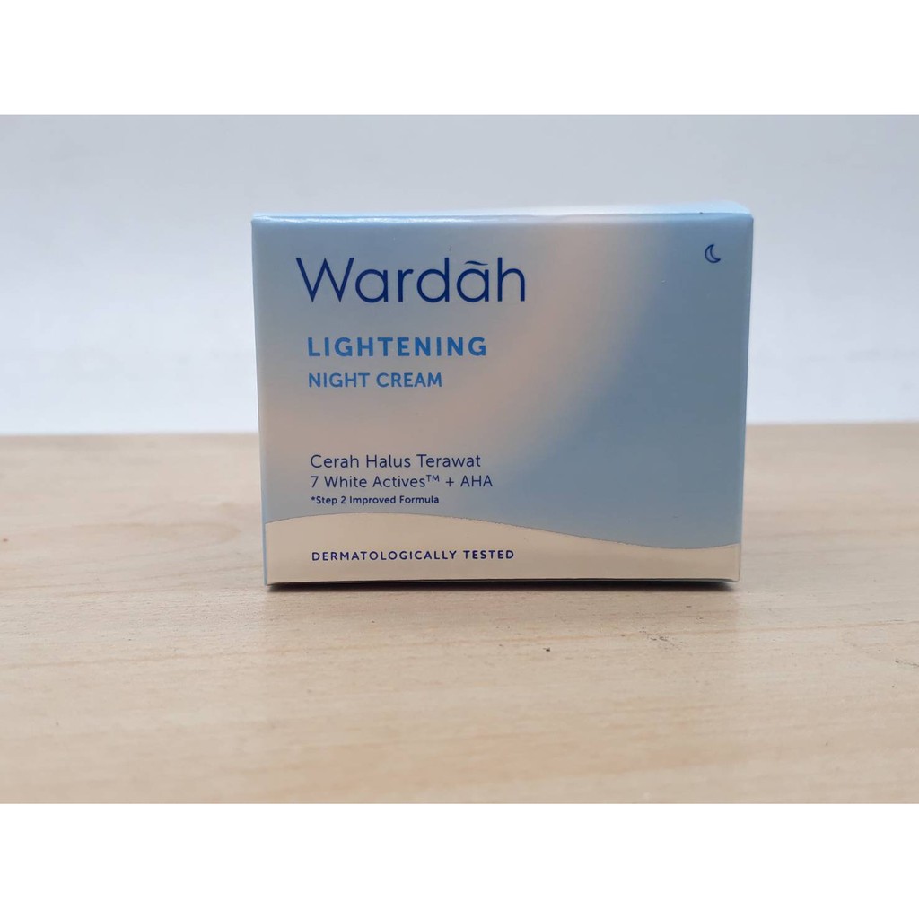 KEMASAN BARU Wardah Lightening Night Cream Krim Malam  