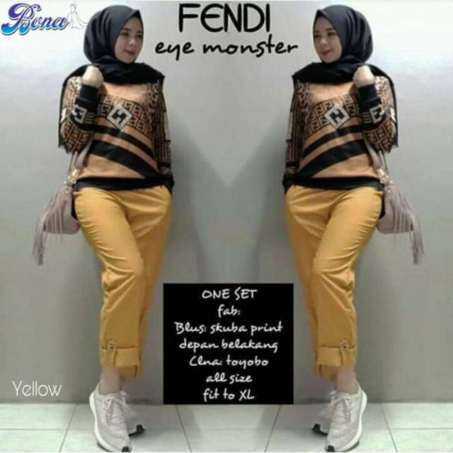 Fendi eye Monster