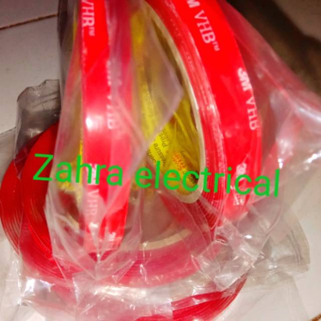 

Double tape 3m - double tape bening - lem bolak balik - original 3m double tape cleer