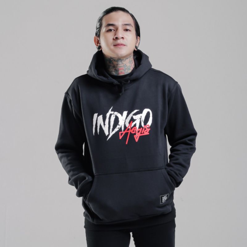 jaket hodie indigo Aegis Original / jaket  hodie indigo limited edition / jaket hodie pria simple / hodie indigo