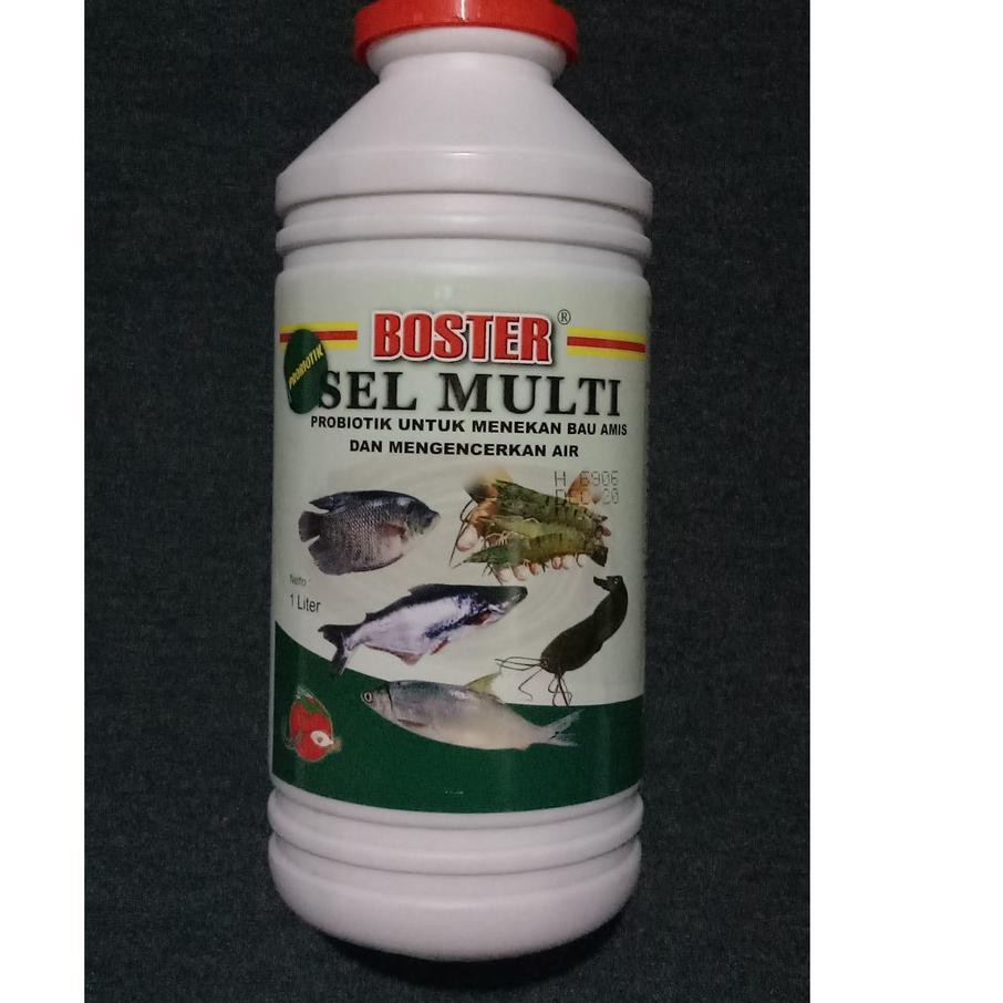 [PQK] PROBIOTIK IKAN BOSTER SEL MULTI 1 LITER ✅