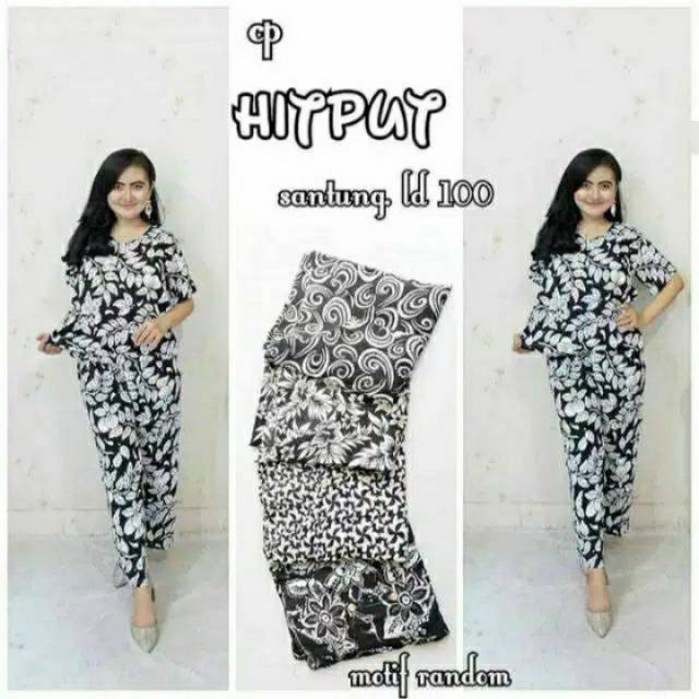 Daster Hitput Baju Tidur Setelan - Ibu Hamil & Menyusui