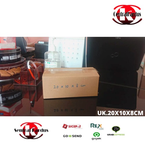 

(ISI 10 PCS)kemasan standar kardus polos uk.20x10x8cm TERMURAH kardus packaging/Hampers/kado