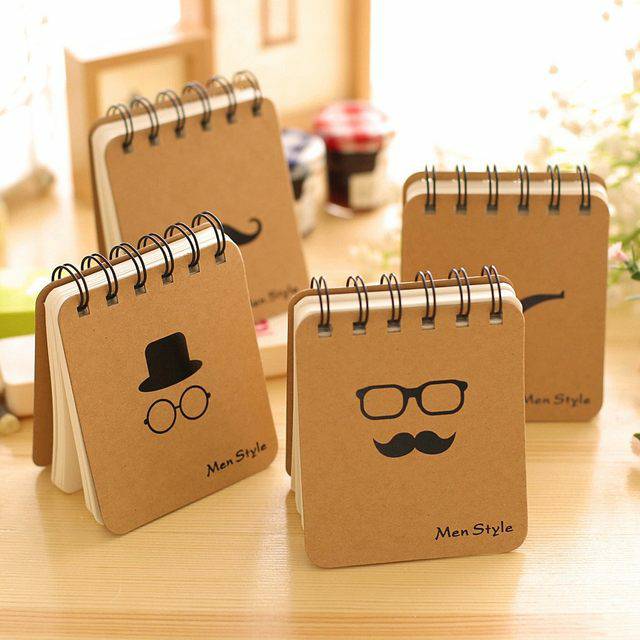 

Buku Tulis Mini Note Memo Catatan Kecil Motif Kumis