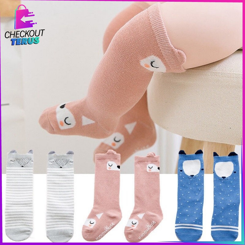 CT P6 Kaos Kaki Anak Bayi Panjang Kaos Kaki Anti Slip Anak Bayi Kaos Kaki Motif Lucu Kaos Kaki Fashion Korea Socks Import Murah