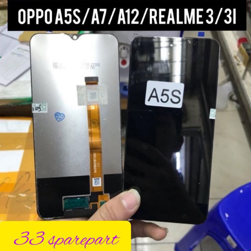Lcd Oppo A5S Crown Super/Oppo A7/A11K/Oppo A12 2020/A12S/Realme 3 Cph2083 Fullset Touchscreen Original Complite