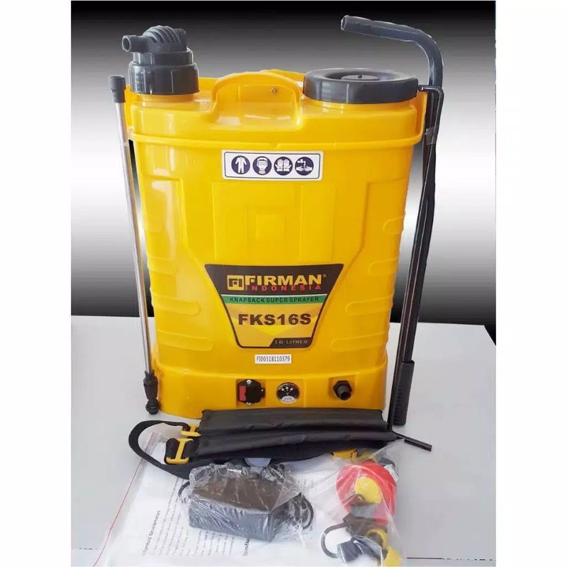Tangki Sprayer Firman FKS16S 2in1 manual elektrik Alat Semprot pertanian desinfektan 2 in 1 electric