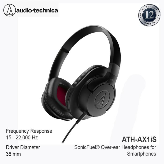 Audio Technica ATH-AX1iS Sonicfuel Over Ear Headphone