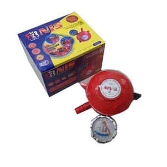 Regulator Gas LPG NIS Double Lock N2 0107S + Ampere