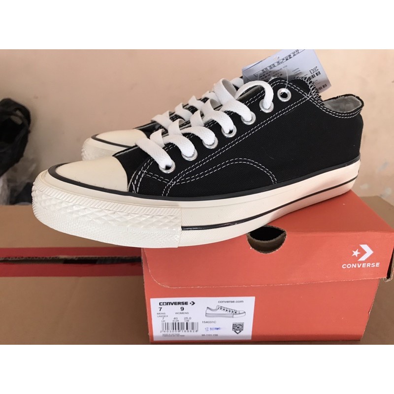 CONVERSE 70S BLACK WHITE LOW PREMIUM ORIGINAL
