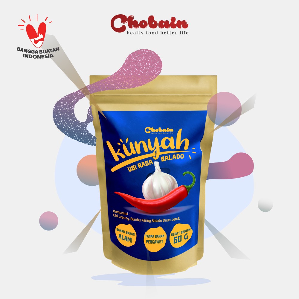 

CEMILAN KERIPIK UBI JEPANG CHOBAIN KUNYAH - BALADO DAUN JERUK