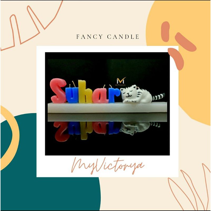 LILIN NAMA/LILIN HURUF/LILIN ULTAH/LILIN AROMATERAPI/LILIN CUSTOM/LILIN UNIK/LILIN ALPHABET/BIRTHDAY