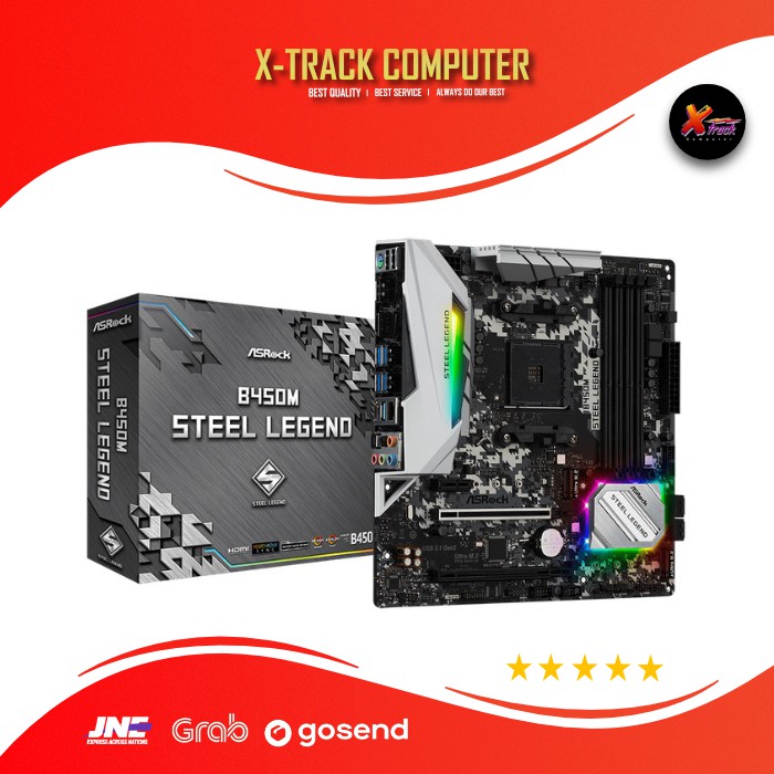 ASROCK B450M STEEL LEGEND (Socket AM4)