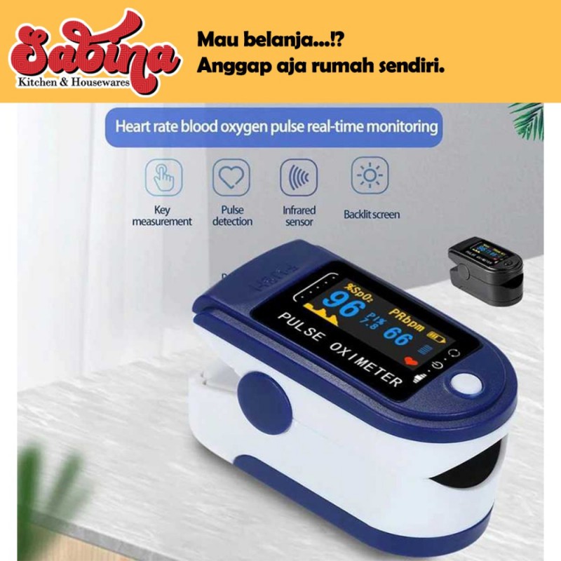 Alat Pengukur Detak Jantung Kadar Oksigen Oximeter ABCMASK