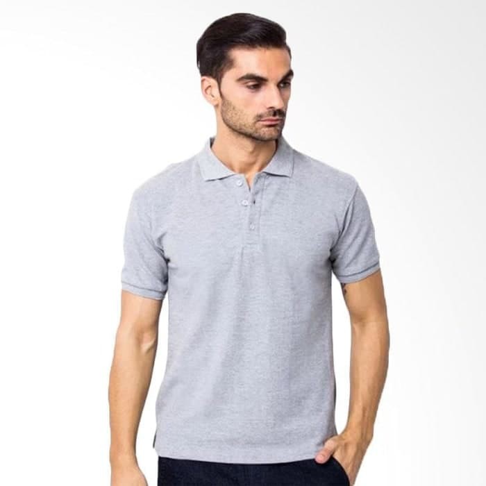 Kekinian KAos Polo Shirt Polos Baju Kerah Distro Casual Pria Wanita Grade Ori