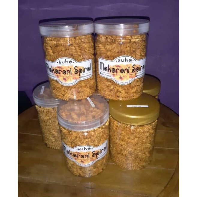 

Makaroni Spiral Renyah 250gr / TOPLES / Cemilan / SUKA MAKARONI