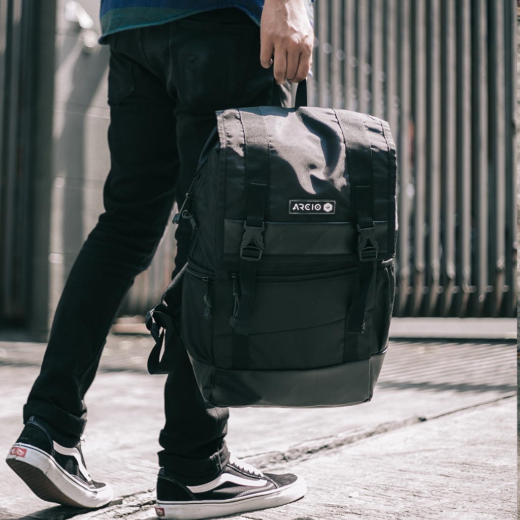 Xcloud x Arcio Tas Ransel Casual Pria Jason Black