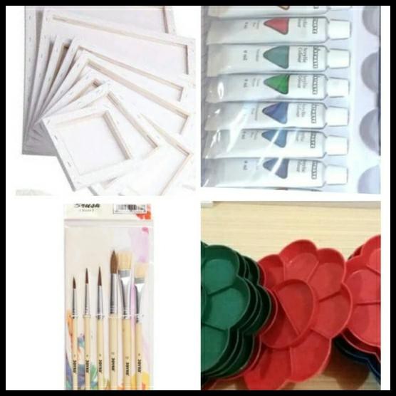 

Paket Lukis(Kanvas 20X20+Kuas+Palet+Cat Akrilic)