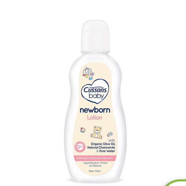 CUSSONS BABY LOTION 100ML BOTTLE NEWBORN