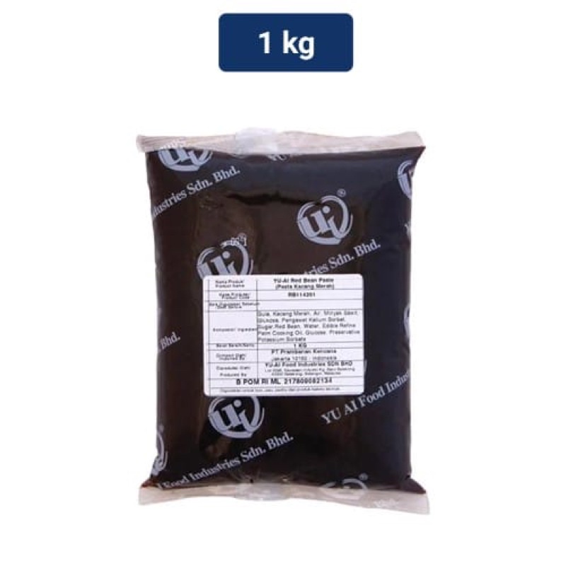 Yu ai Yu-ai Red Bean Paste / Pasta Kacang Merah / kacang merah 1 kg