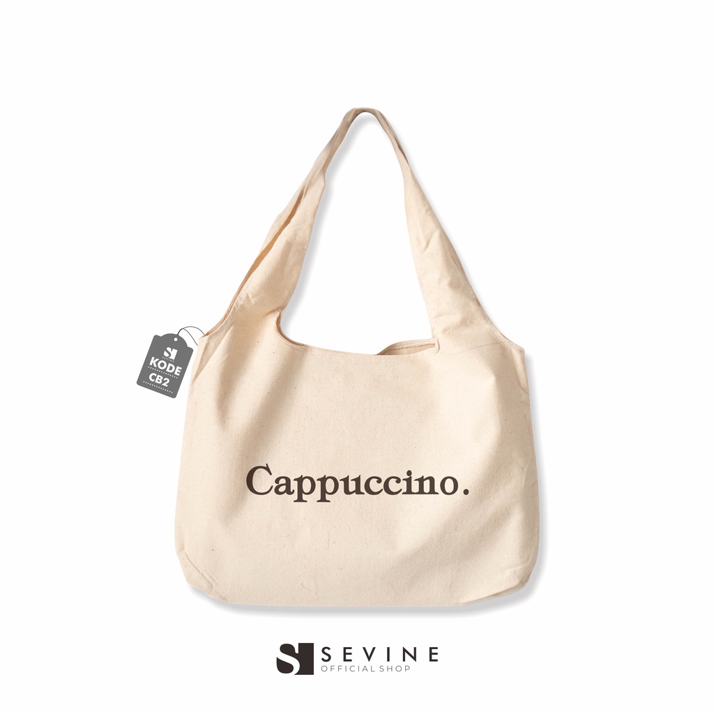 Sevine Tote Bag Kanvas Bonnie Tas Wanita Kuliah Fashion Laptop Totebag Quotes Aesthetic Vintage Series - CB