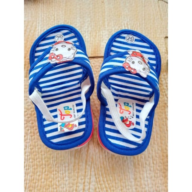 [0-2th] SANDAL BABY BUNYI SALUR BLASTER / SANDAL PREWALKER BAYI PEREMPUAN / SANDAL PREWALKER BUNYI CITCIT MOTIF GARIS GARIS