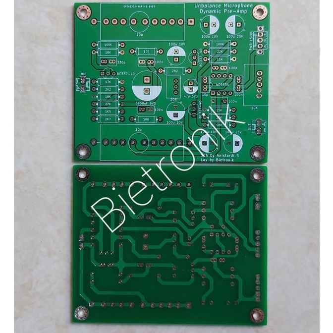 ><><><] PCB UnBalance Microphone Dynamic Pre-Amp