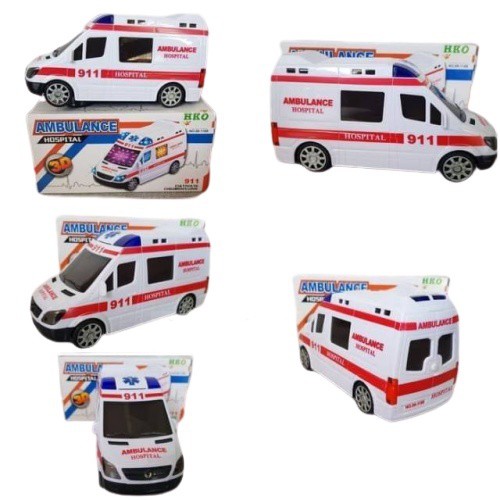 MOBIL AMBULANCE HOSPITAL 911 ambulan - MAINAN ANAK LAKI LAKI