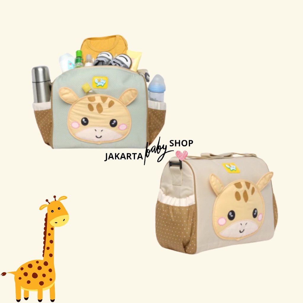 TAS BAYI MEDIUM GIRAFFE SERIES BABY JOY BJT1043