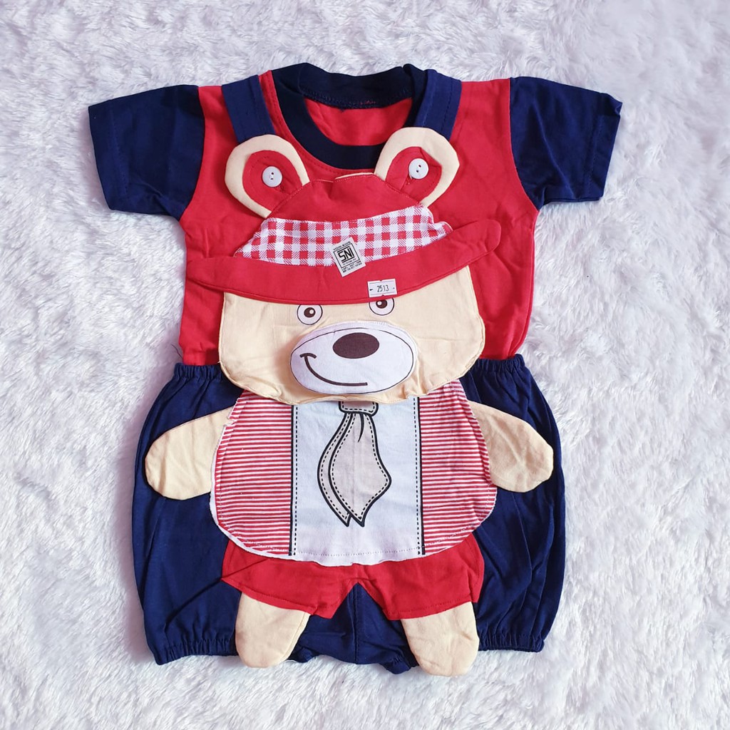 COD Bayar Ditempat Baju Baby Jumper  baju Kodok Baby Alicia