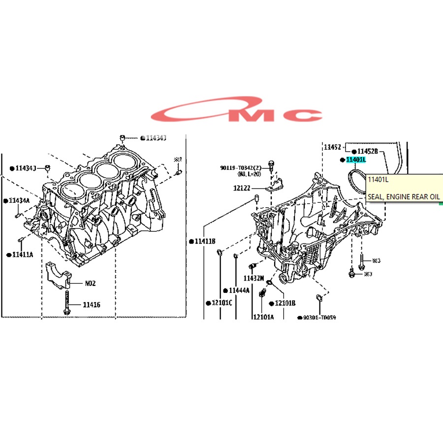 Seal Kruk Krek As Belakang Avanza Yaris Sienta Calya 90311-T0074-001