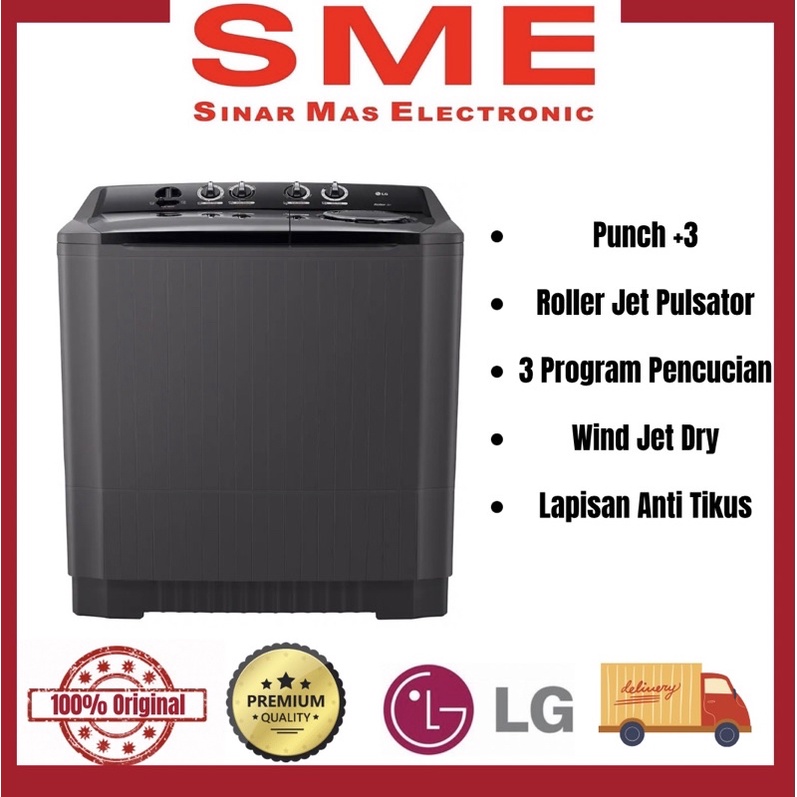 Mesin Cuci 2 Tabung 14 Kg LG