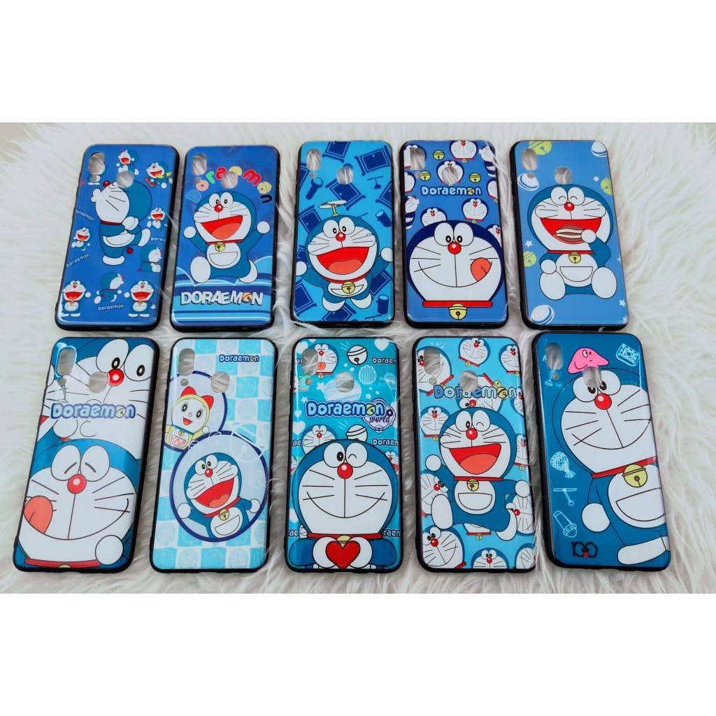 CASE FUZE GLASS DORAEMON HP OPPO / VIVO / REALME / SAMSUNG / XIAOMI