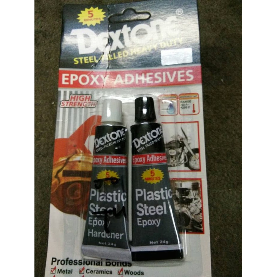 

LEM BESI DEXTONE CAMPUR 5 MENIT / EPOXY ADHESIVES