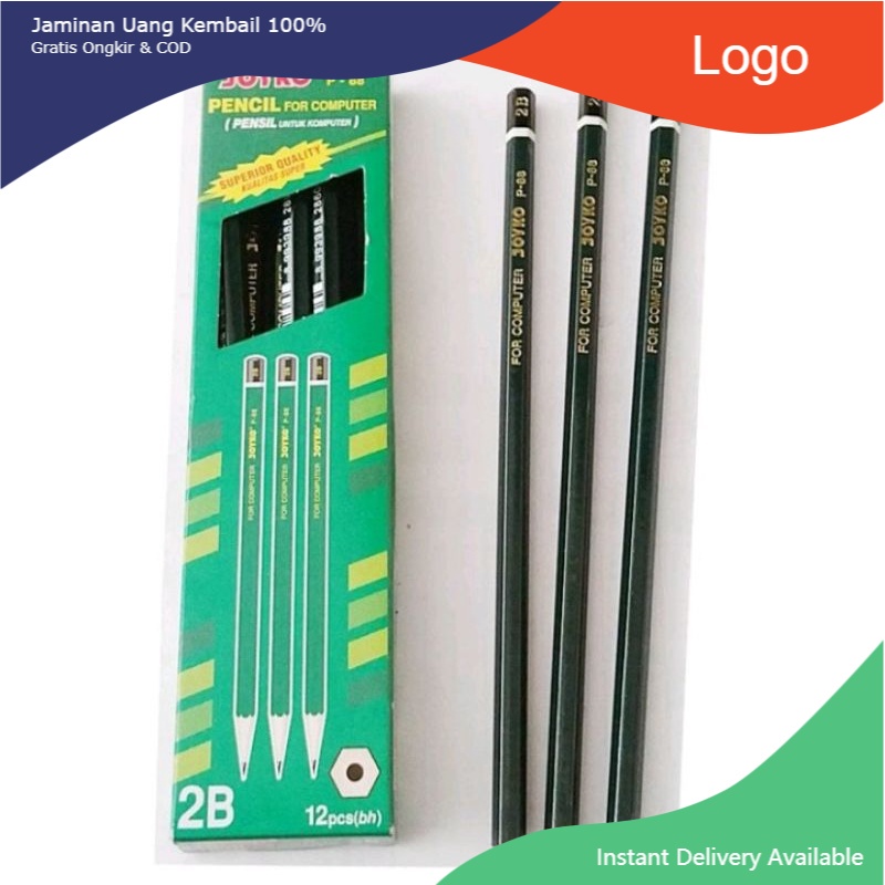 

[ PER LUSIN ] Pensil Kayu Joyko 2B - P-88