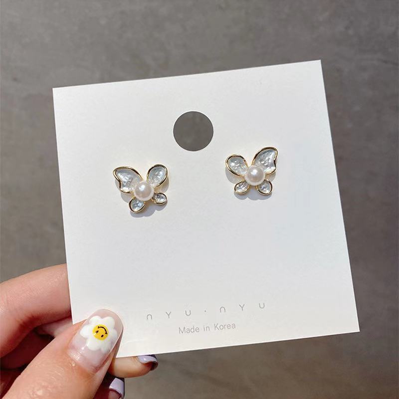 2021 baru trendi bunga stud earrings Mori gaya Peri anting-anting Korea temperamen sederhana dan rin